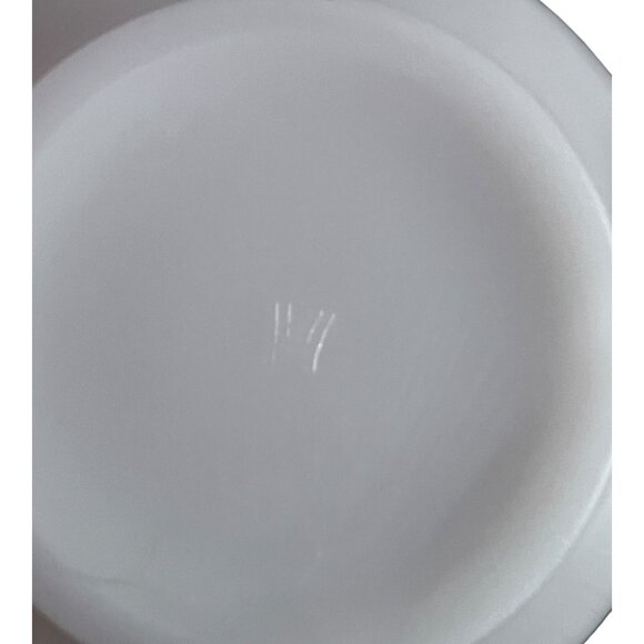 Vintage Hazel Atlas Ivy Green Leaf Mixing Serving Bowl Glass Kitchen 5" - Picture 7 of 8